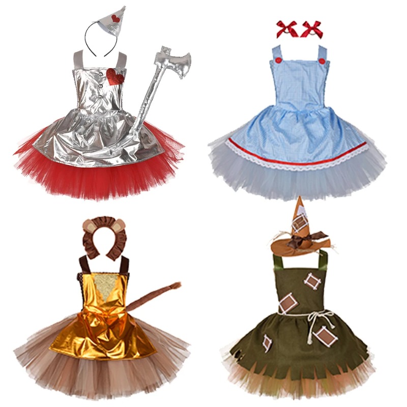 Men Accessories For Neck - Halloween Cosplay Wizard Scarecrow Tin Man