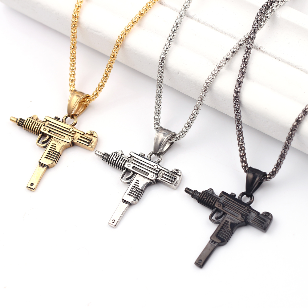 Punk Uzi Pistol Machine Gun Ne - đánh giá và giá Men'S Accessories Fashion