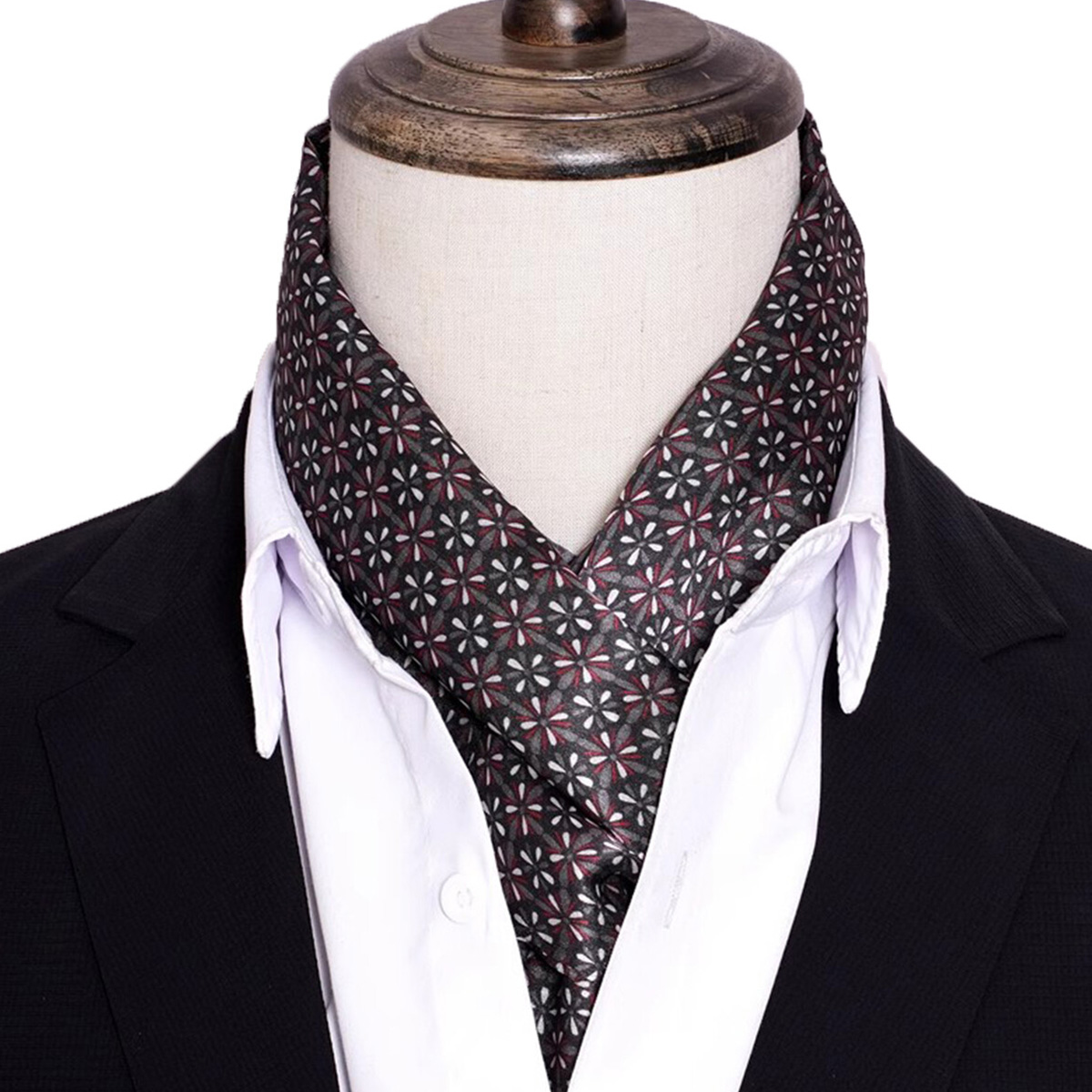 New Men's Stripe Silk Scarf Ho - đánh giá và giá Men Accessories For Neck