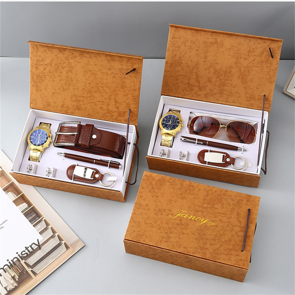 New Watch Men's Gift Set with  - đánh giá và giá Cufflink Box Set