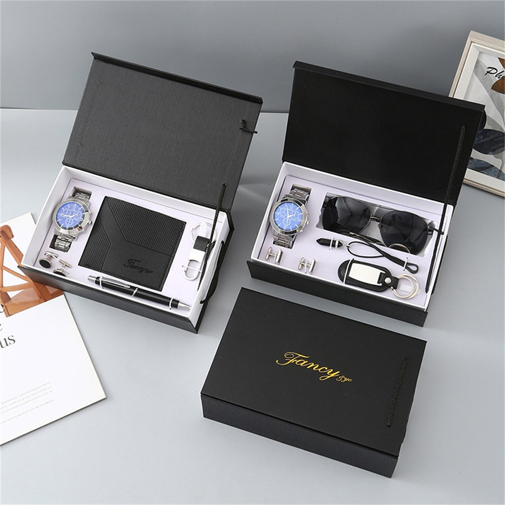 New Watch Men's Gift Set with  - đánh giá và giá Cufflink Box Set