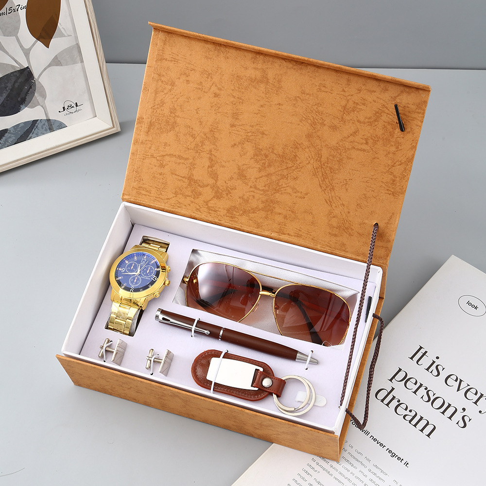 New Watch Men's Gift Set with  - đánh giá và giá Cufflink Box Set