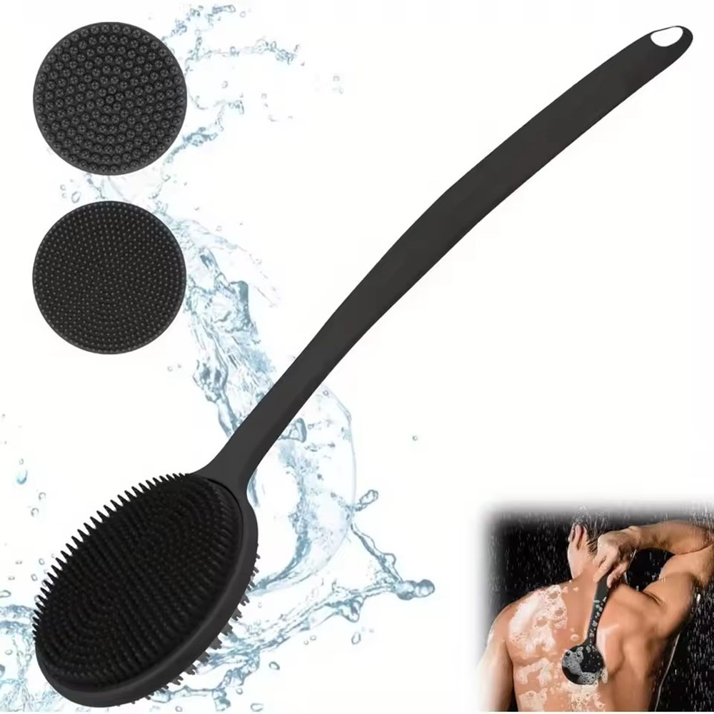 1pc Silicone Back Scrubber Bru - đánh giá và giá Men'S Accessories Types