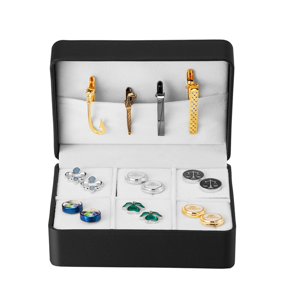 Portable Jewelry Box High-End  - đánh giá và giá Cufflink Box Set