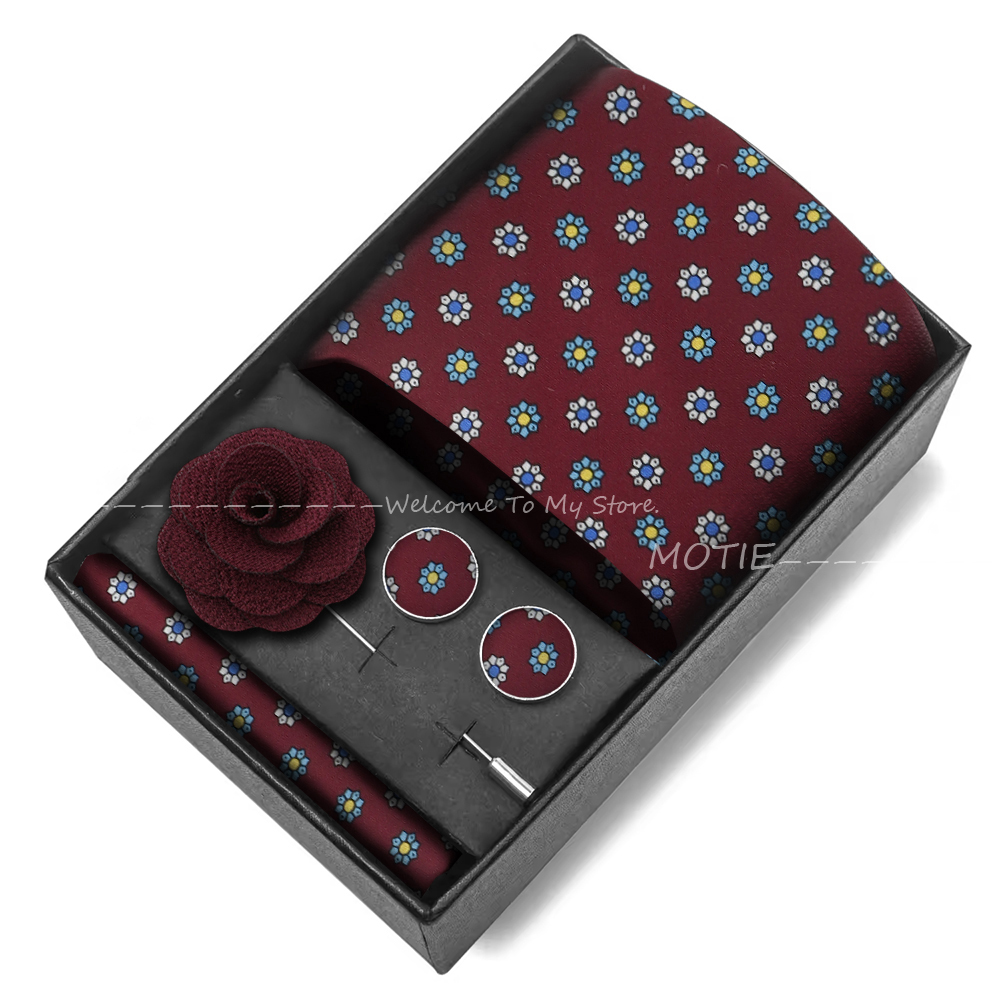 Tie Set For Men Necktie With B - đánh giá và giá Cufflink Box Set