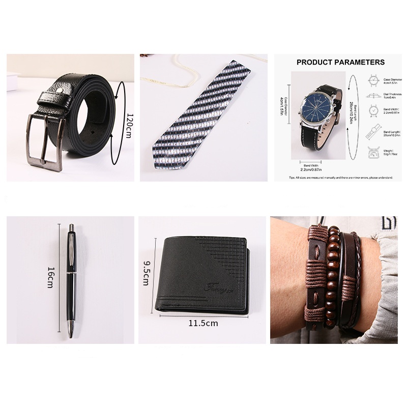 New Men Gift Set with Box Watc - đánh giá và giá Cufflink Box Set