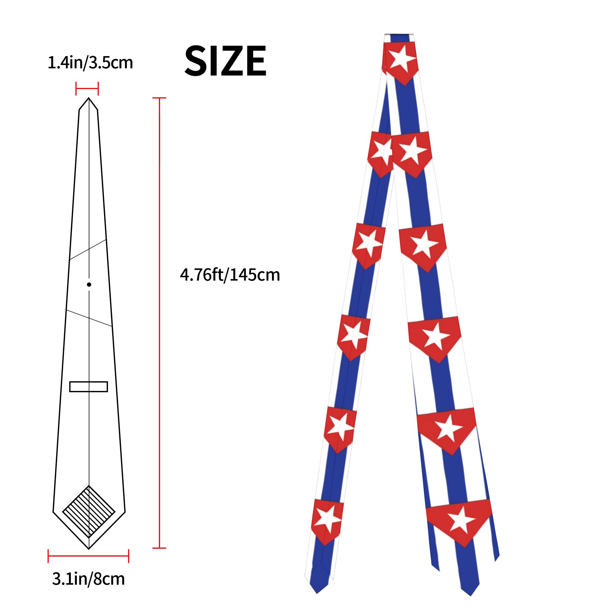 Cuba National Flag Bold Design - đánh giá và giá Men Accessories For Neck